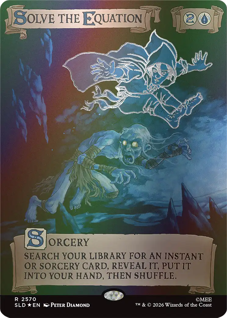 Solve the Equation (2570) (Out Of Sight Foil) [Secret Lair Drop Series] | Galactic Gamez