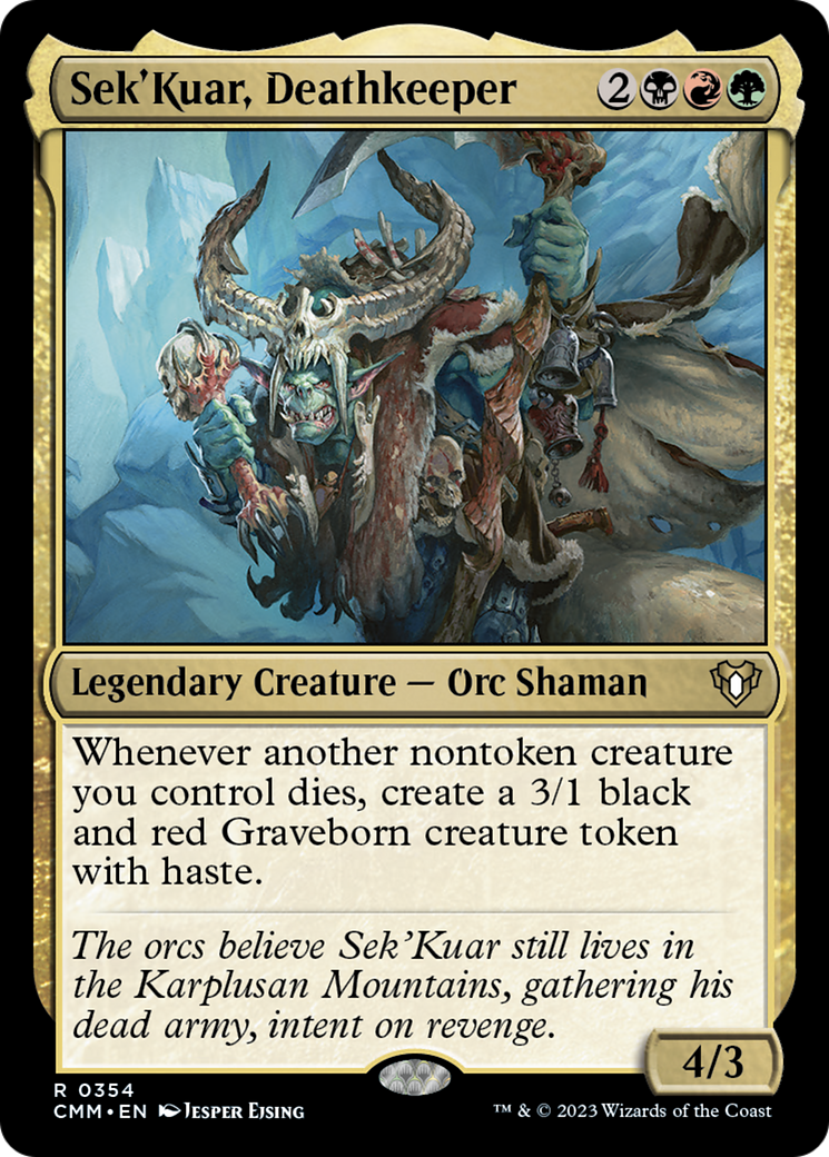 Sek'Kuar, Deathkeeper [Commander Masters] | Galactic Gamez