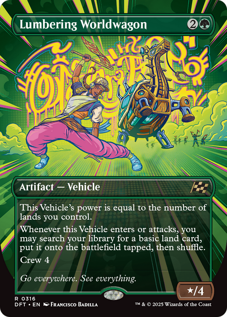 Lumbering Worldwagon (Borderless) [Aetherdrift] | Galactic Gamez