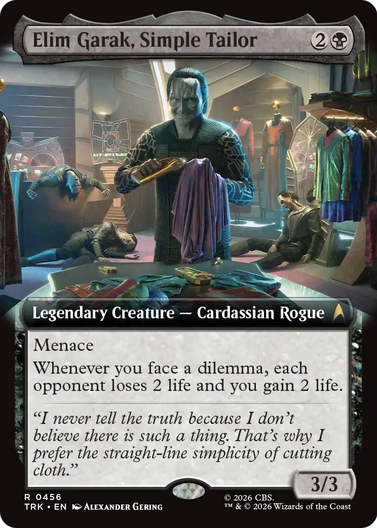 Elim Garak, Simple Tailor (Extended Art) [Star Trek] | Galactic Gamez