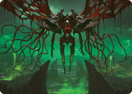 Archfiend of the Dross Art Card [Phyrexia: All Will Be One Art Series] | Galactic Gamez