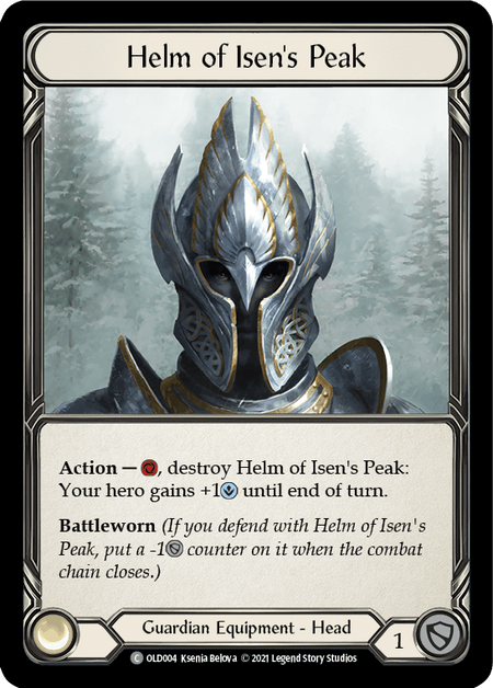 Helm of Isen's Peak [OLD004] (Tales of Aria Oldhim Blitz Deck)  1st Edition Normal | Galactic Gamez