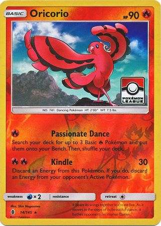 Oricorio (14/145) (League Promo) [Sun & Moon: Guardians Rising] | Galactic Gamez