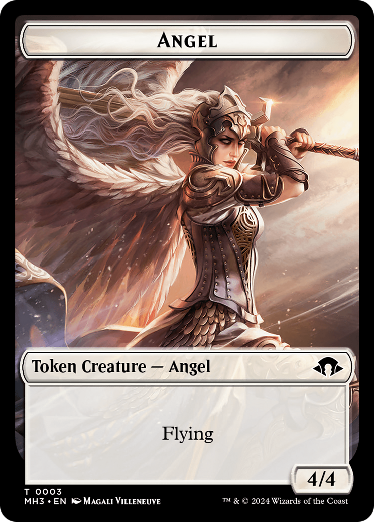 Servo // Angel Double-Sided Token [Modern Horizons 3 Tokens] | Galactic Gamez