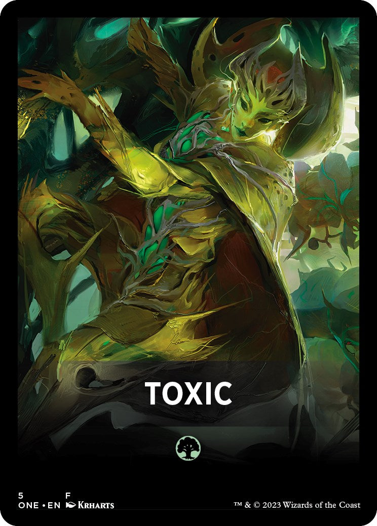 Toxic Theme Card [Phyrexia: All Will Be One Tokens] | Galactic Gamez