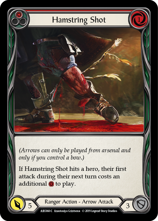 Hamstring Shot (Red) [ARC060-C] (Arcane Rising)  1st Edition Normal | Galactic Gamez