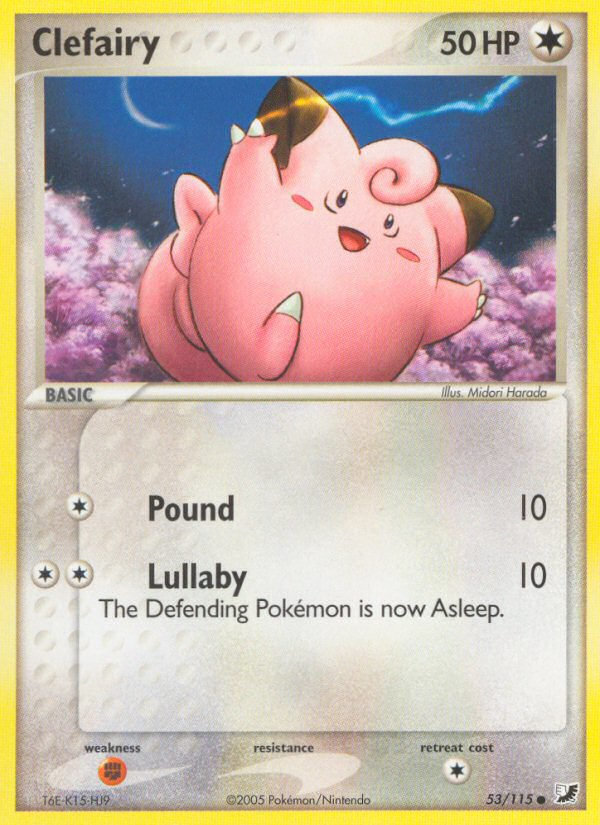 Clefairy (53/115) [EX: Unseen Forces] | Galactic Gamez