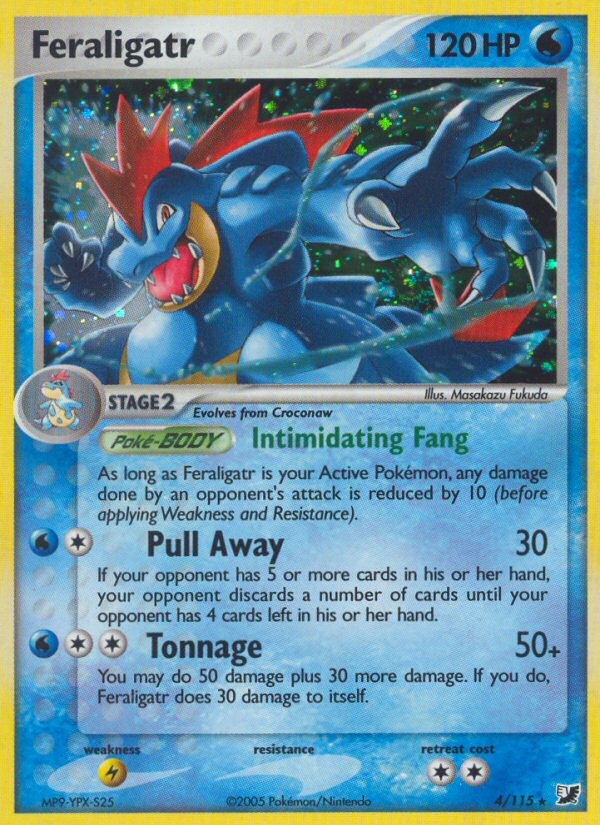 Feraligatr (4/115) [EX: Unseen Forces] | Galactic Gamez