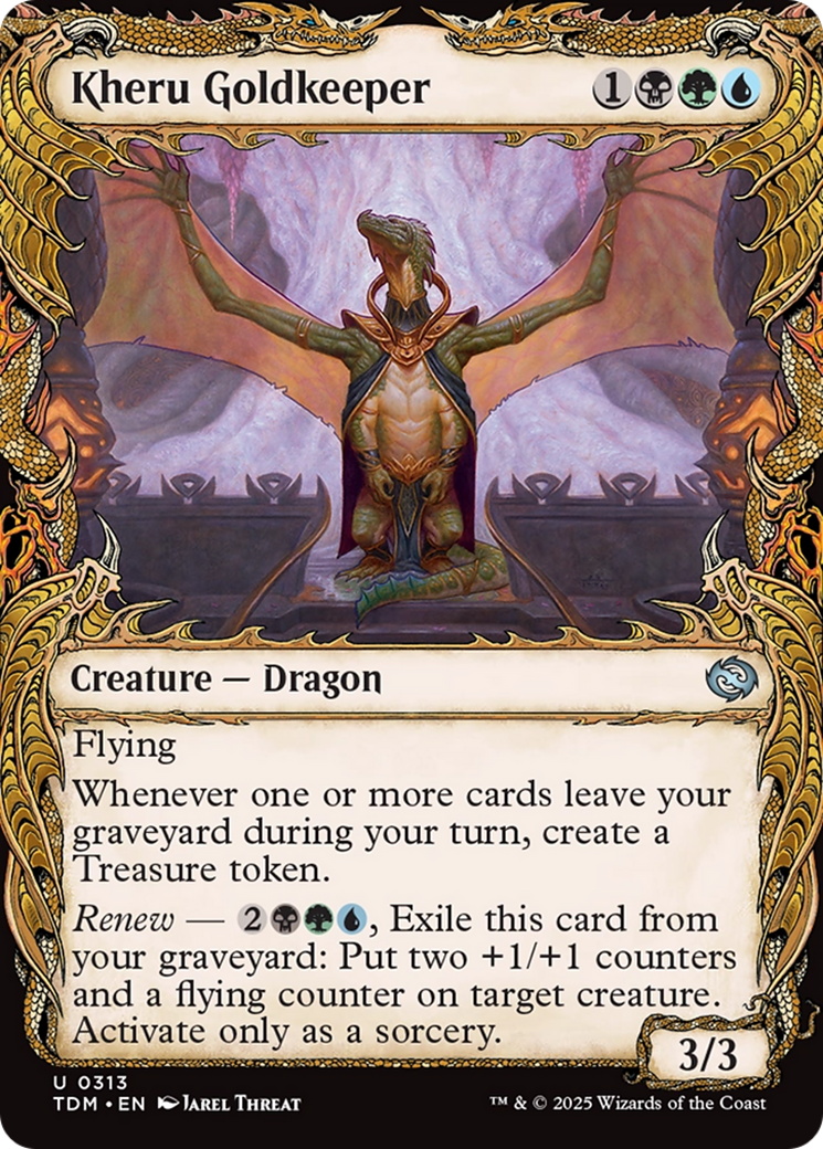 Kheru Goldkeeper (Showcase) [Tarkir: Dragonstorm] | Galactic Gamez