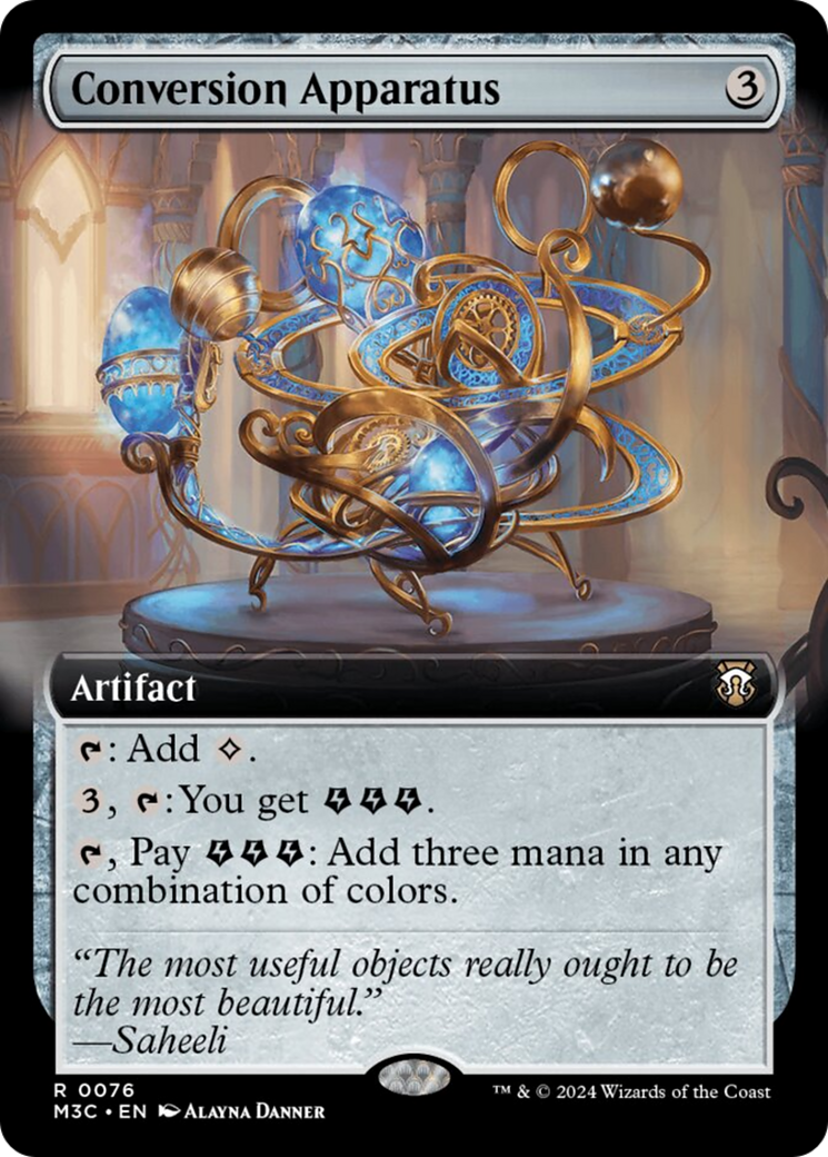 Conversion Apparatus (Extended Art) (Ripple Foil) [Modern Horizons 3 Commander] | Galactic Gamez