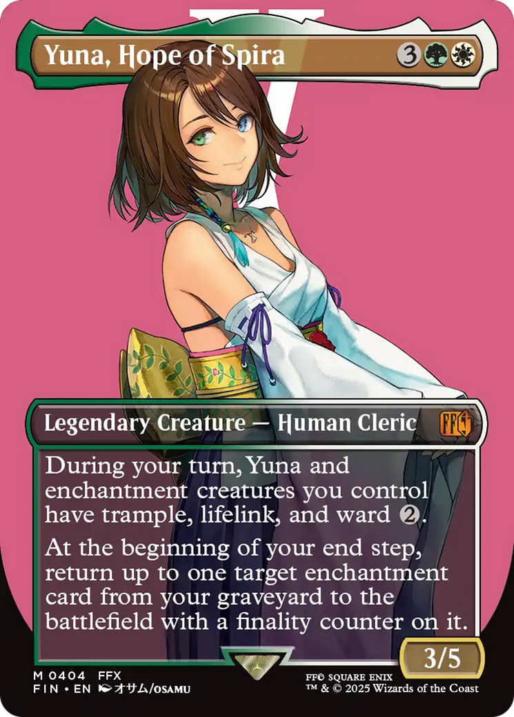 Yuna, Hope of Spira (Borderless) [FINAL FANTASY] | Galactic Gamez