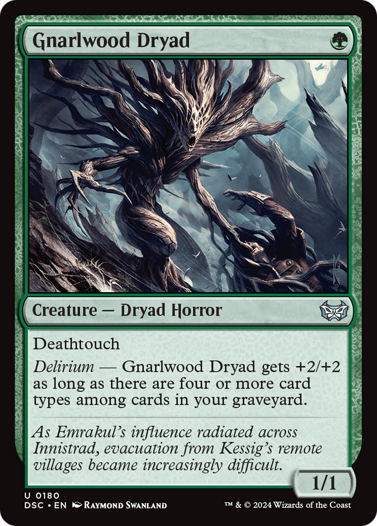 Gnarlwood Dryad [Duskmourn: House of Horror Commander] | Galactic Gamez