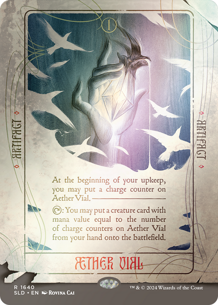 Aether Vial (Rainbow Foil) [Secret Lair Drop Series] | Galactic Gamez
