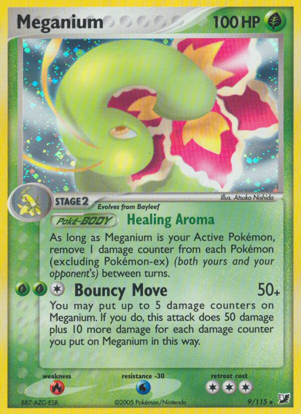 Meganium (9/115) [EX: Unseen Forces] | Galactic Gamez