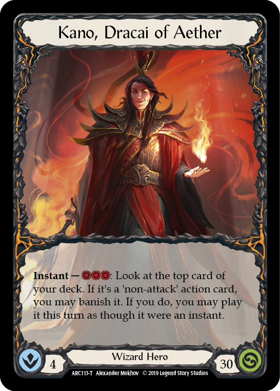 Kano // Kano, Dracai of Aether [ARC114-T // ARC113-T] (Arcane Rising)  1st Edition Normal | Galactic Gamez