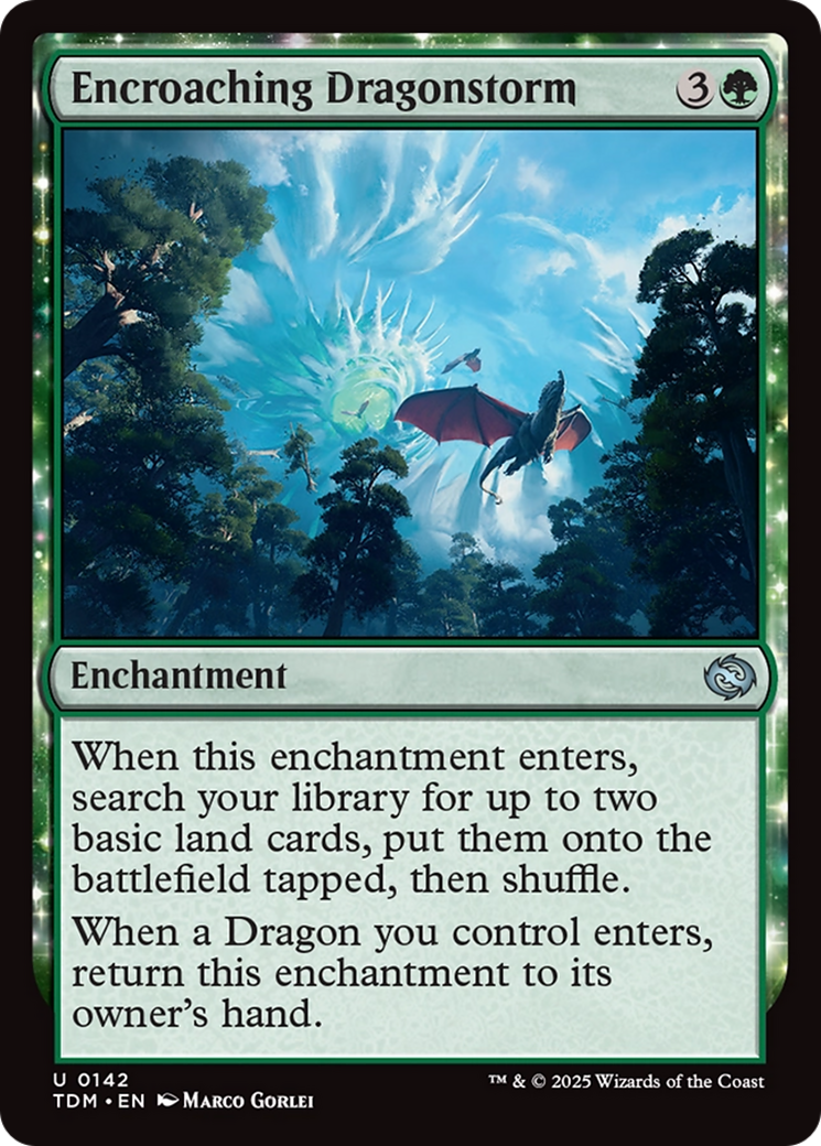 Encroaching Dragonstorm [Tarkir: Dragonstorm] | Galactic Gamez
