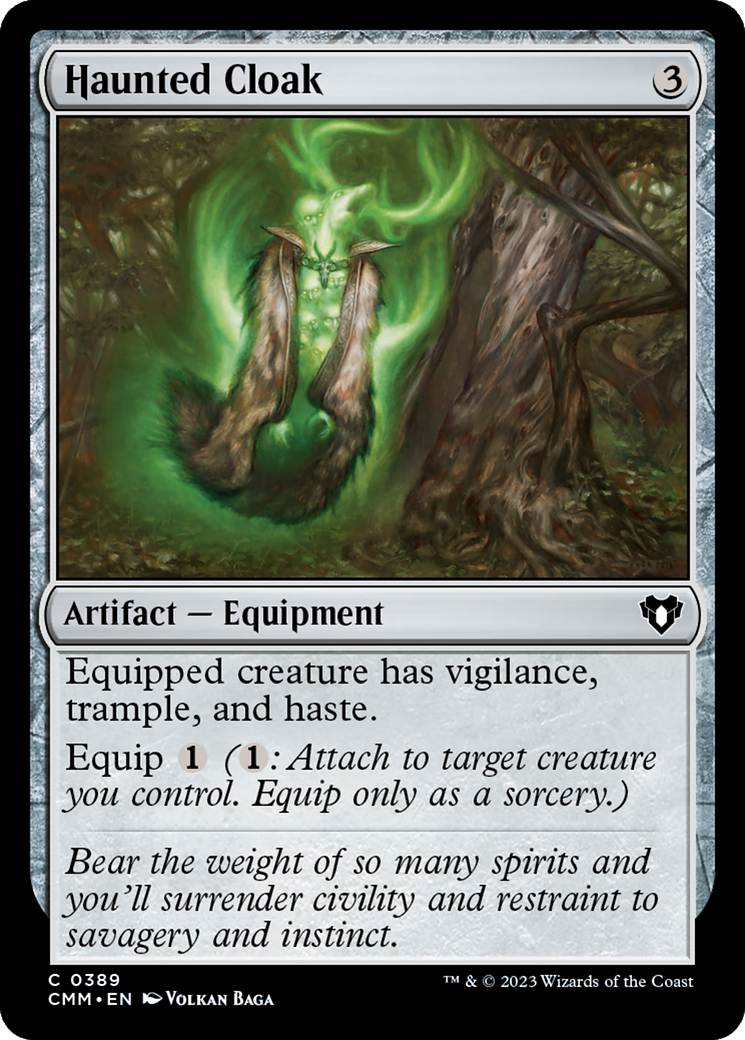 Haunted Cloak [Commander Masters] | Galactic Gamez