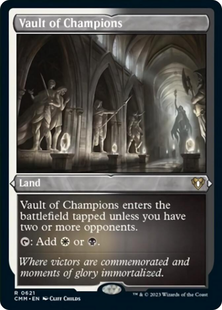 Vault of Champions (Foil Etched) [Commander Masters] | Galactic Gamez