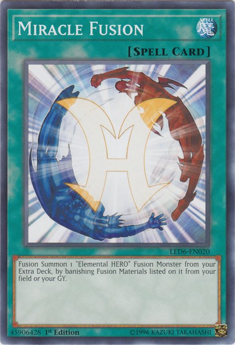 Miracle Fusion [LED6-EN020] Common | Galactic Gamez