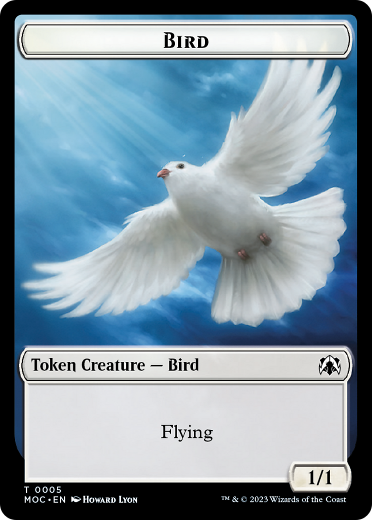 Bird // Kobolds of Kher Keep Double-Sided Token [March of the Machine Commander Tokens] | Galactic Gamez