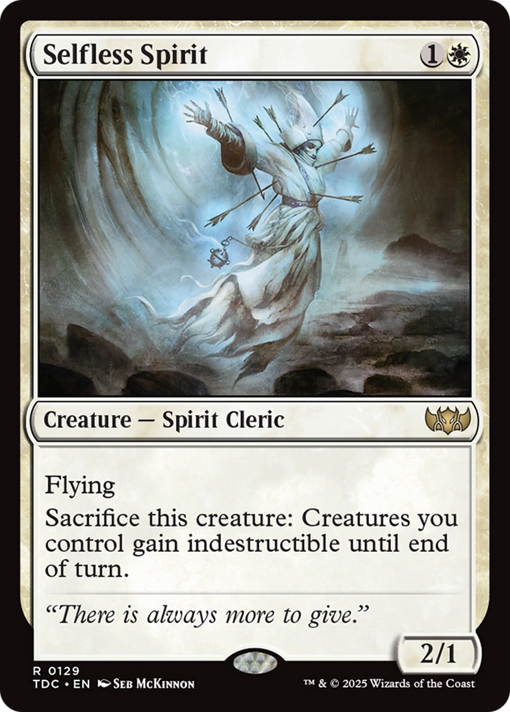 Selfless Spirit [Tarkir: Dragonstorm Commander] | Galactic Gamez