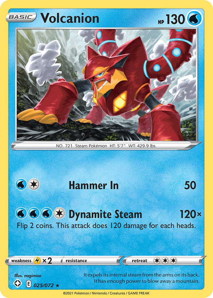 Volcanion (025/072) [Sword & Shield: Shining Fates] | Galactic Gamez
