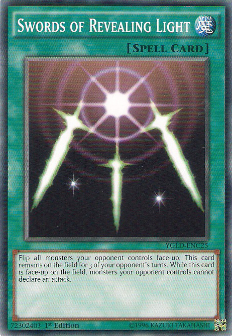 Swords of Revealing Light [YGLD-ENC25] Common | Galactic Gamez