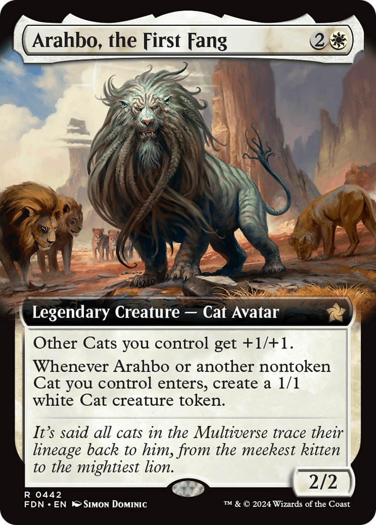 Arahbo, the First Fang (Extended Art) [Foundations] | Galactic Gamez