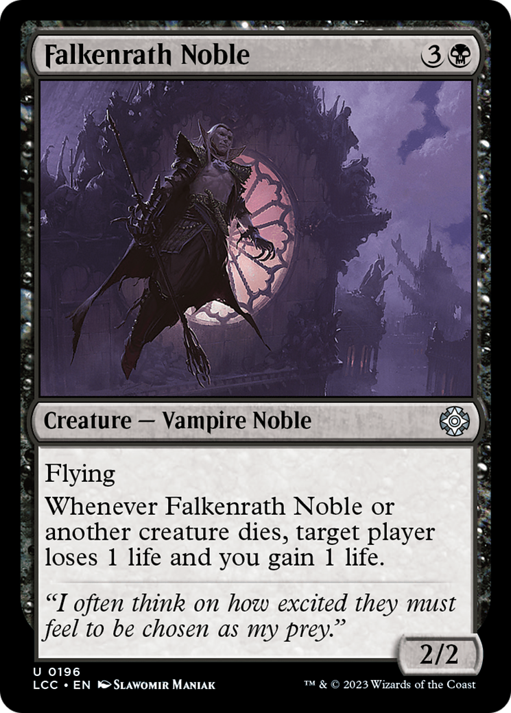 Falkenrath Noble [The Lost Caverns of Ixalan Commander] | Galactic Gamez