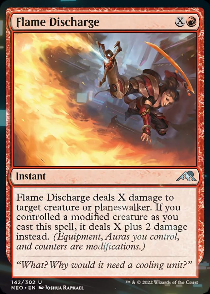 Flame Discharge [Kamigawa: Neon Dynasty] | Galactic Gamez