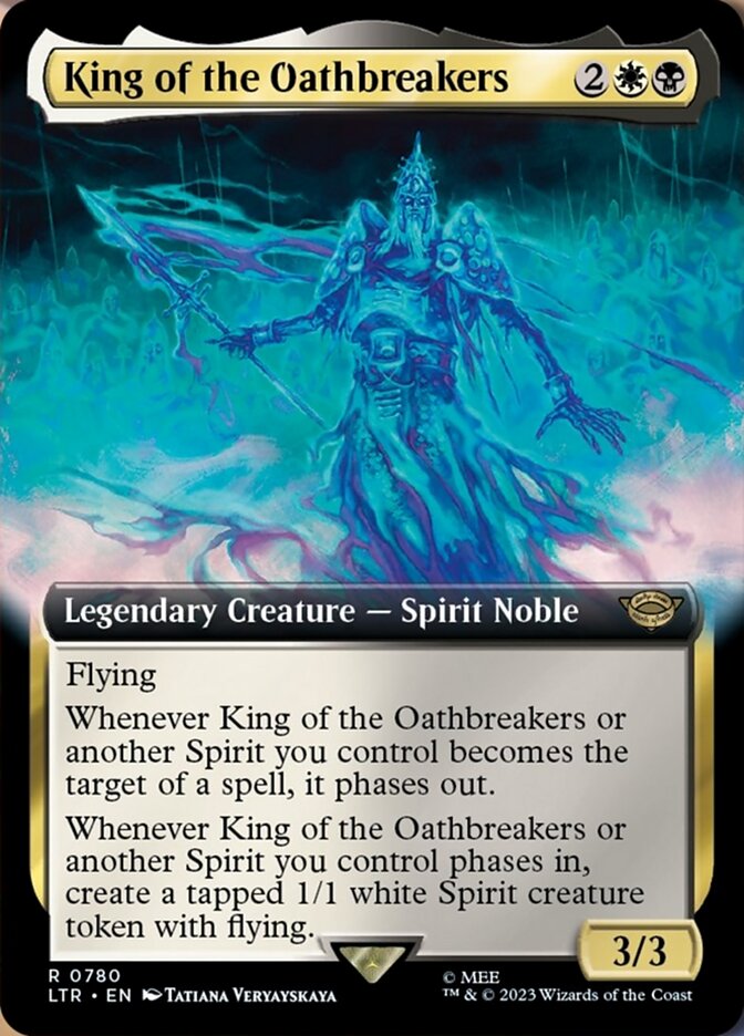 King of the Oathbreakers (Extended Art) (Surge Foil) [The Lord of the Rings: Tales of Middle-Earth] | Galactic Gamez