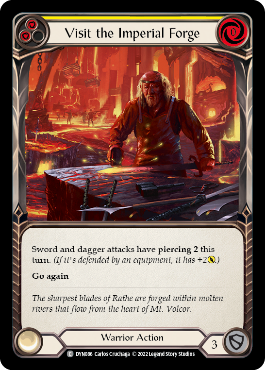 Visit the Imperial Forge (Yellow) [DYN086] (Dynasty) | Galactic Gamez