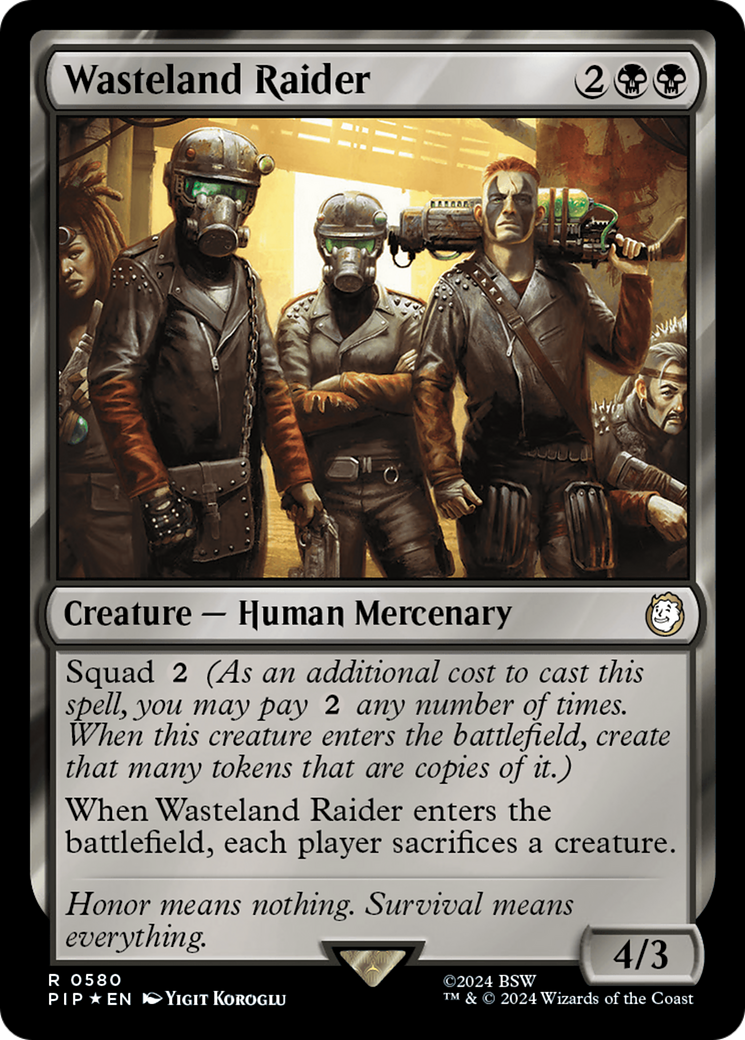 Wasteland Raider (Surge Foil) [Fallout] | Galactic Gamez