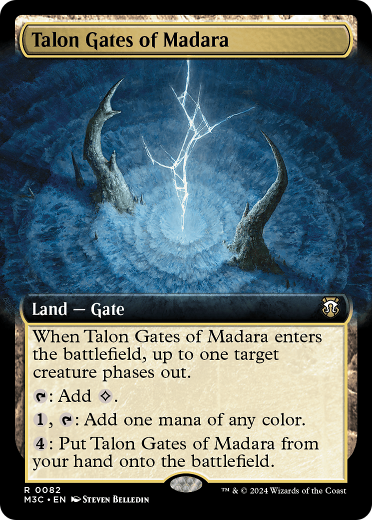 Talon Gates of Madara (Extended Art) (Ripple Foil) [Modern Horizons 3 Commander] | Galactic Gamez