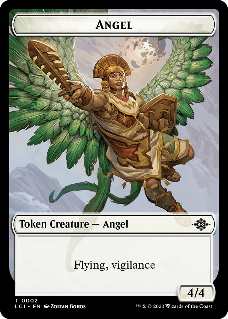 Angel Token [The Lost Caverns of Ixalan Tokens] | Galactic Gamez