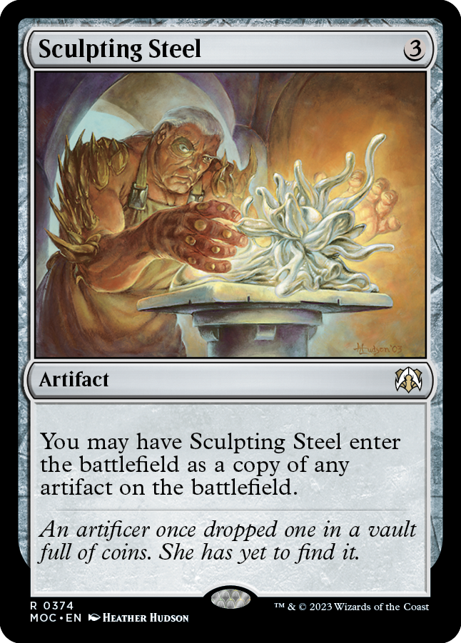 Sculpting Steel [March of the Machine Commander] | Galactic Gamez