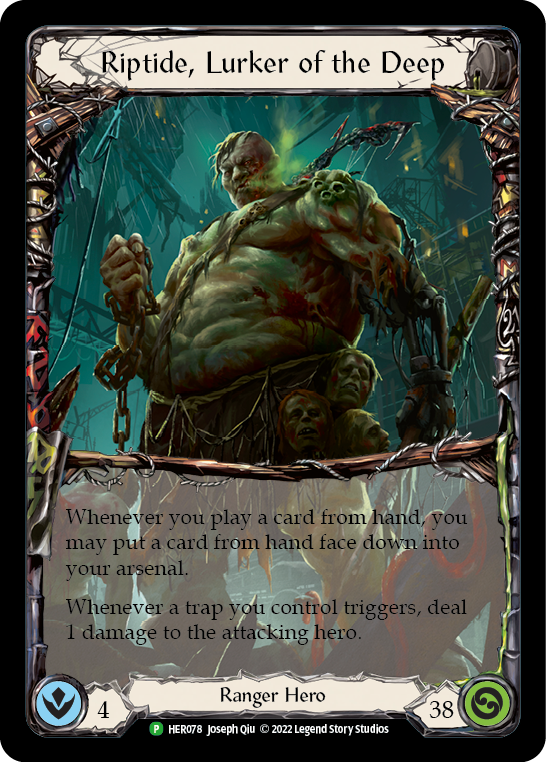 Riptide, Lurker of the Deep [HER078] (Promo)  Cold Foil | Galactic Gamez