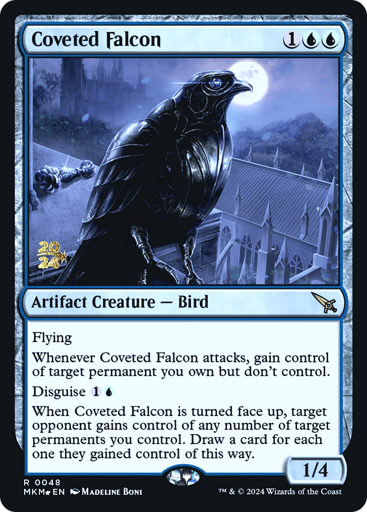 Coveted Falcon [Murders at Karlov Manor Prerelease Promos] | Galactic Gamez