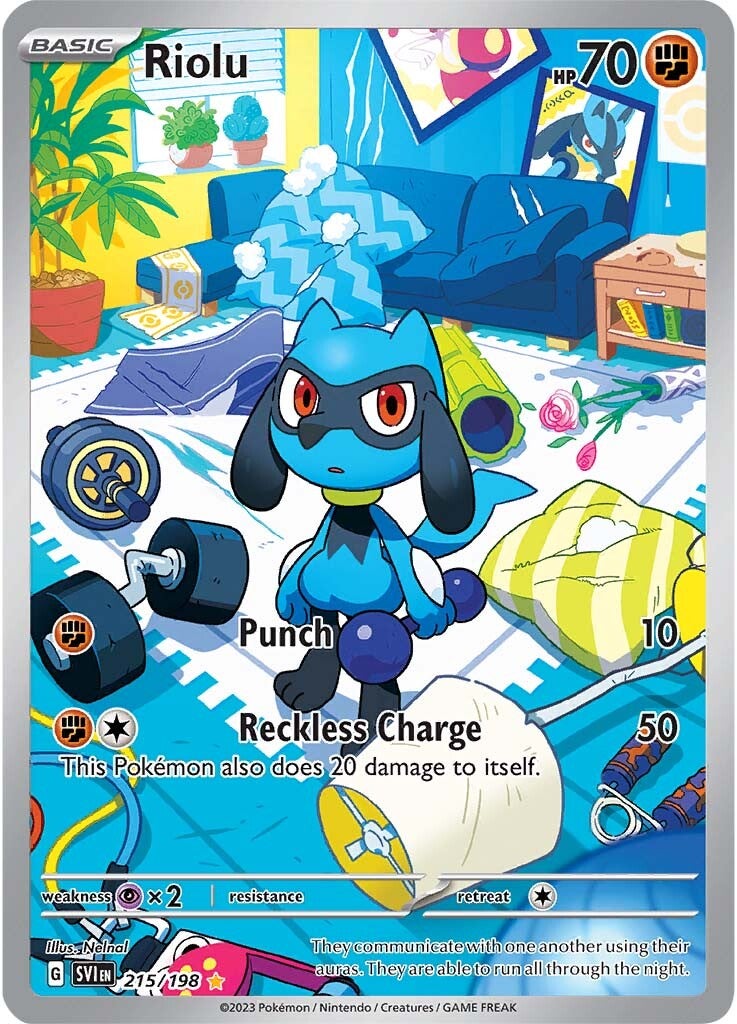 Riolu (215/198) [Scarlet & Violet: Base Set] | Galactic Gamez