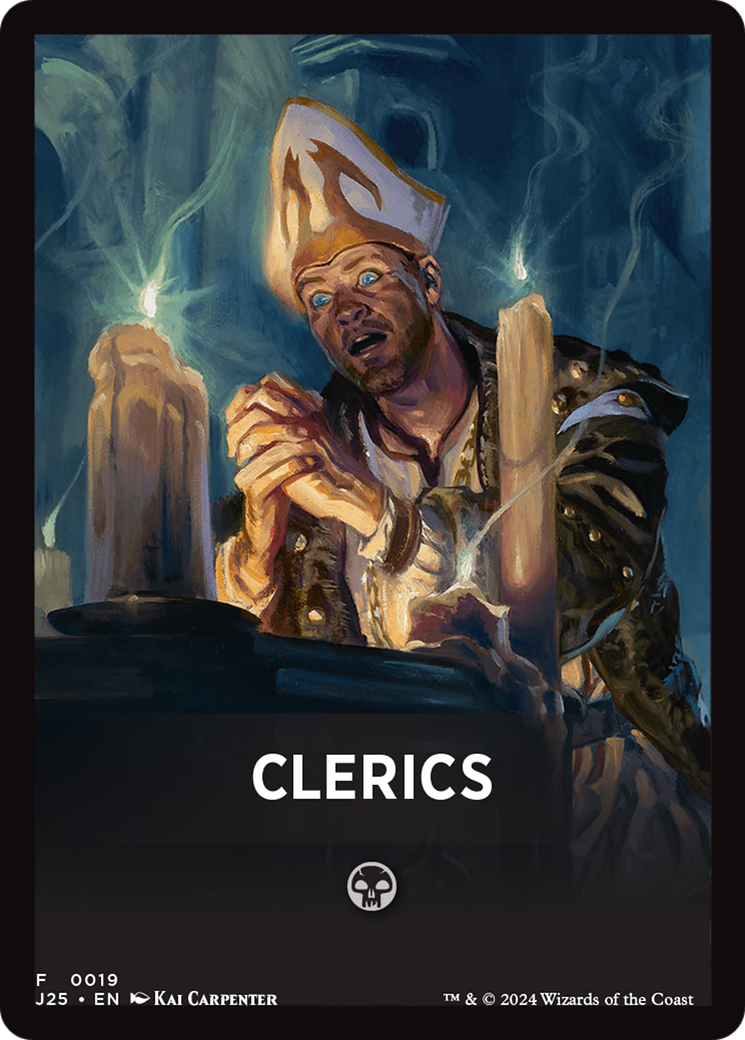 Clerics Theme Card [Foundations Jumpstart Front Cards] | Galactic Gamez