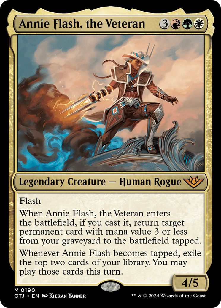 Annie Flash, the Veteran [Outlaws of Thunder Junction] | Galactic Gamez
