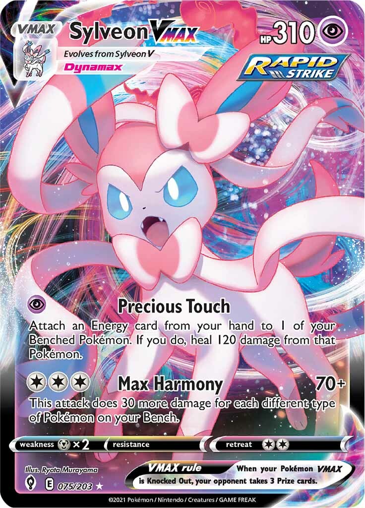 Sylveon VMAX (075/203) [Sword & Shield: Evolving Skies] | Galactic Gamez