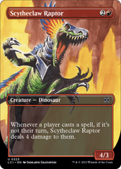 Scytheclaw Raptor (Borderless) [The Lost Caverns of Ixalan] | Galactic Gamez