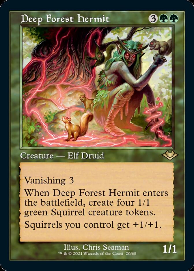 Deep Forest Hermit (Retro Foil Etched) [Modern Horizons 2] | Galactic Gamez