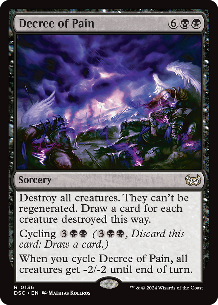 Decree of Pain [Duskmourn: House of Horror Commander] | Galactic Gamez
