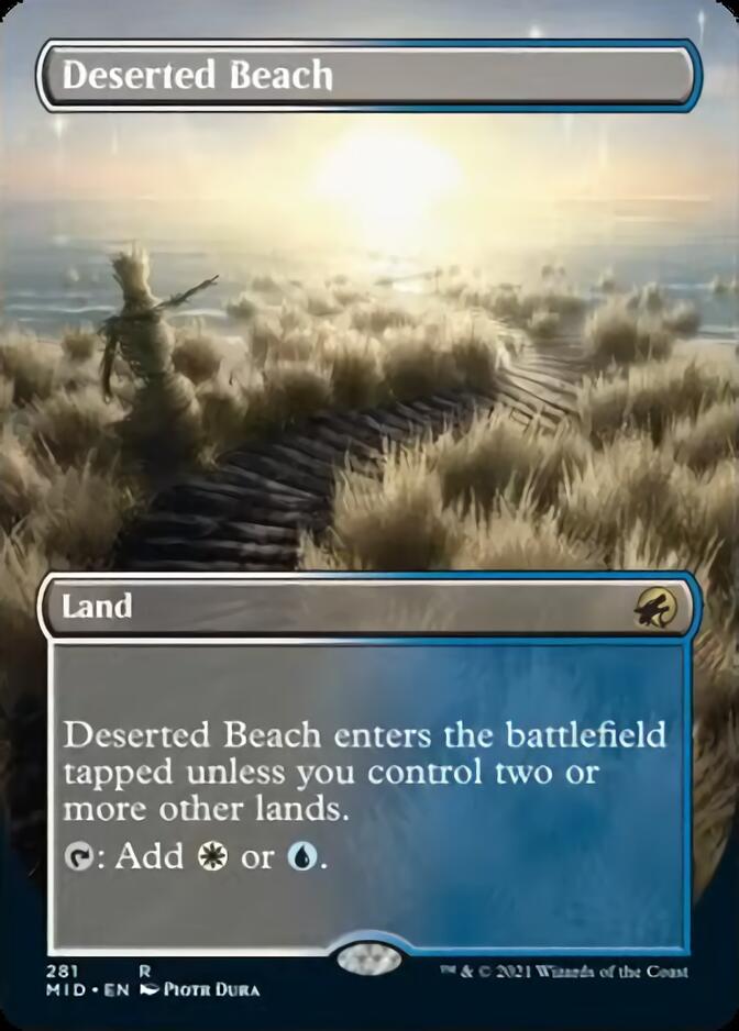 Deserted Beach (Borderless Alternate Art) [Innistrad: Midnight Hunt] | Galactic Gamez