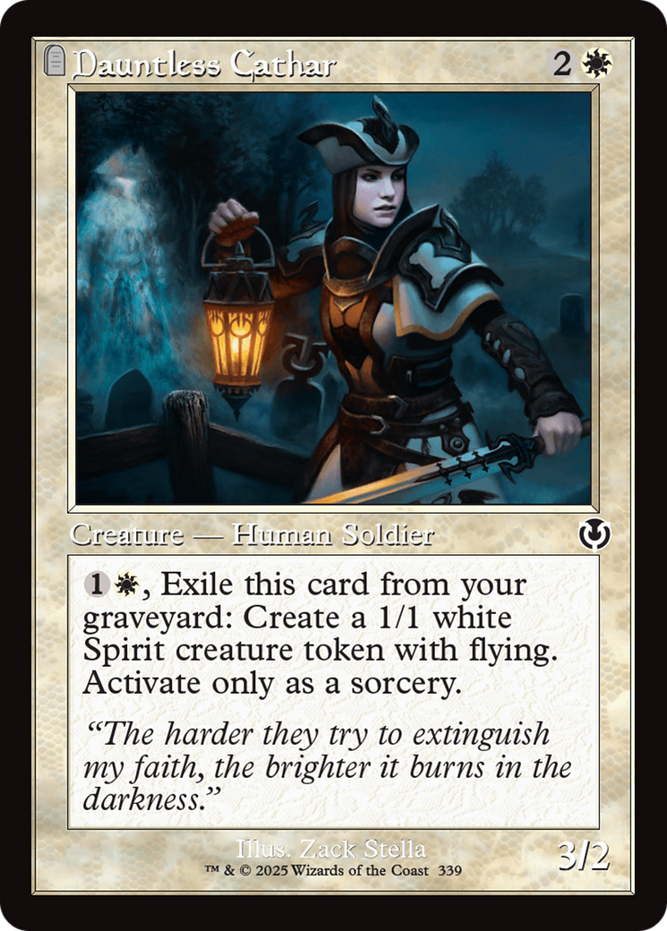 Dauntless Cathar (Retor Frame) [Innistrad Remastered] | Galactic Gamez
