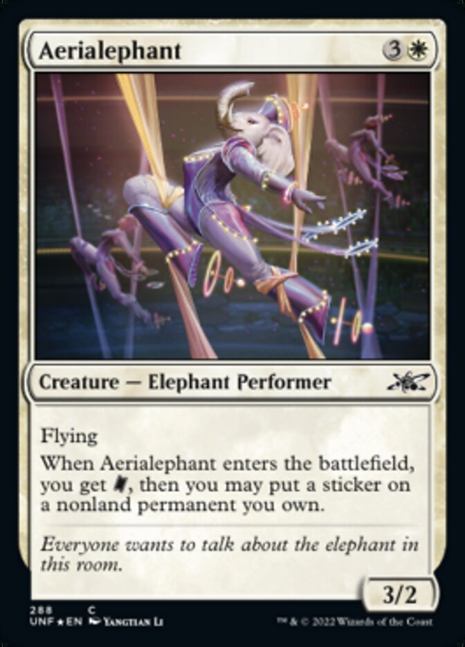 Aerialephant (Galaxy Foil) [Unfinity] | Galactic Gamez