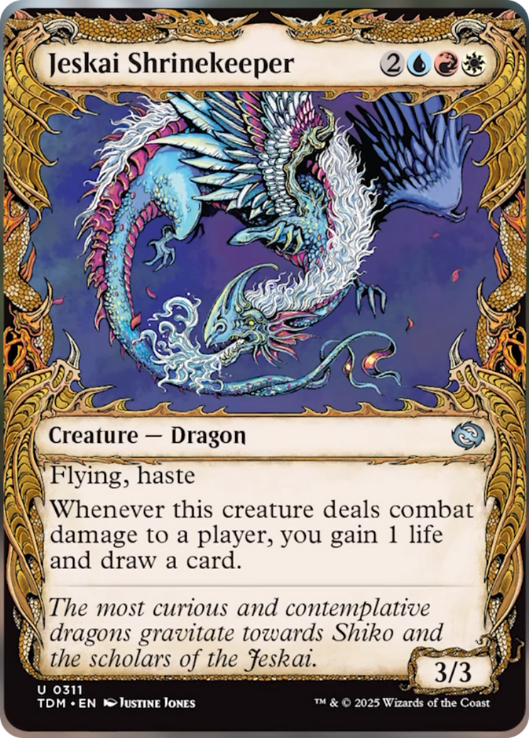 Jeskai Shrinekeeper (Showcase) [Tarkir: Dragonstorm] | Galactic Gamez