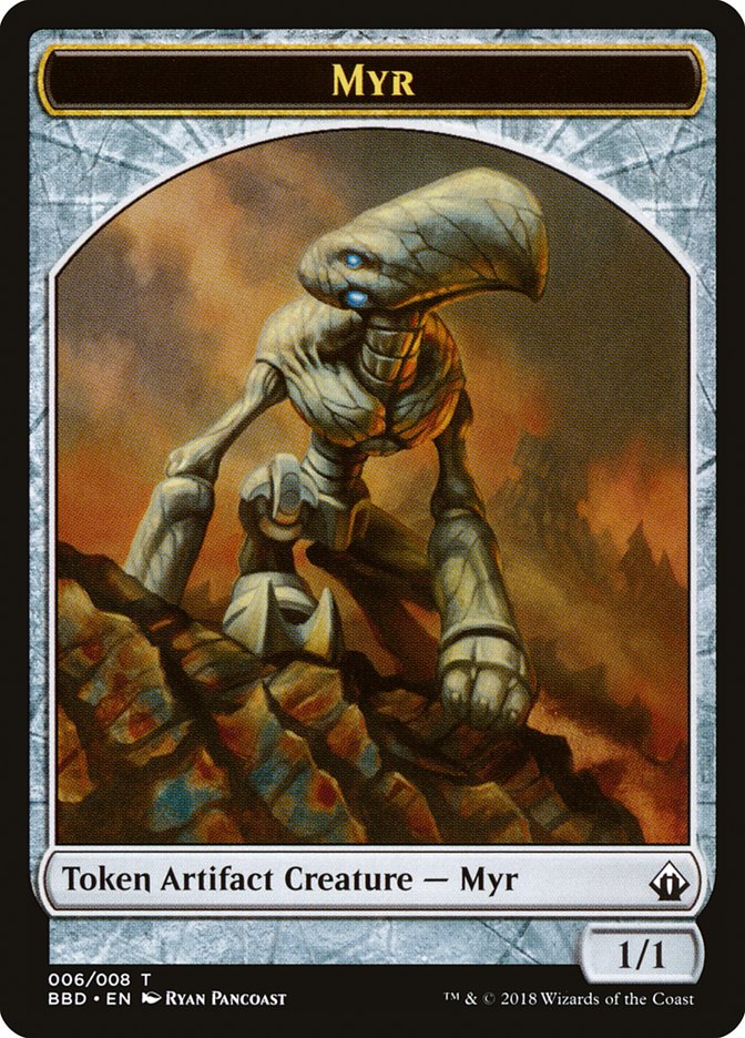 Myr Token [Battlebond Tokens] | Galactic Gamez